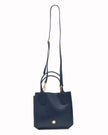 Elaine Turner- Mauney Satchel Bag- Navy Pebble - Edit by Elaine Turner