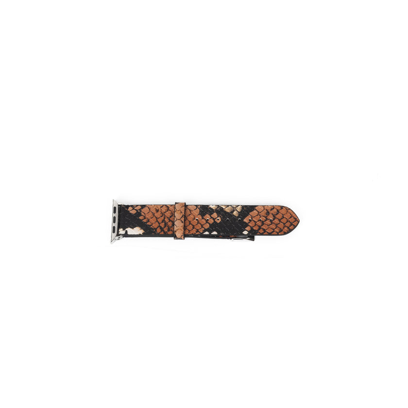 Apple Watch Band - Orange Python