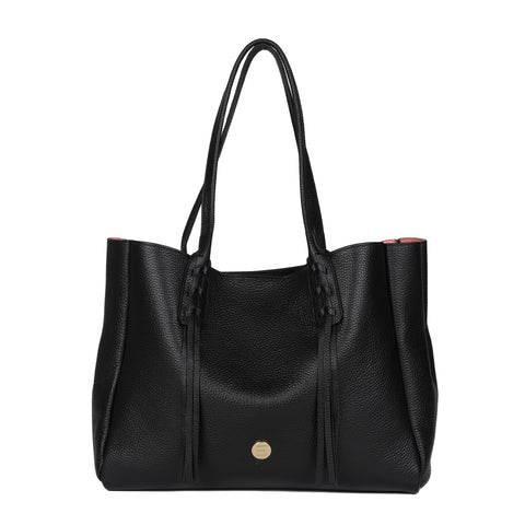 The Ali Tote - Black Pebble