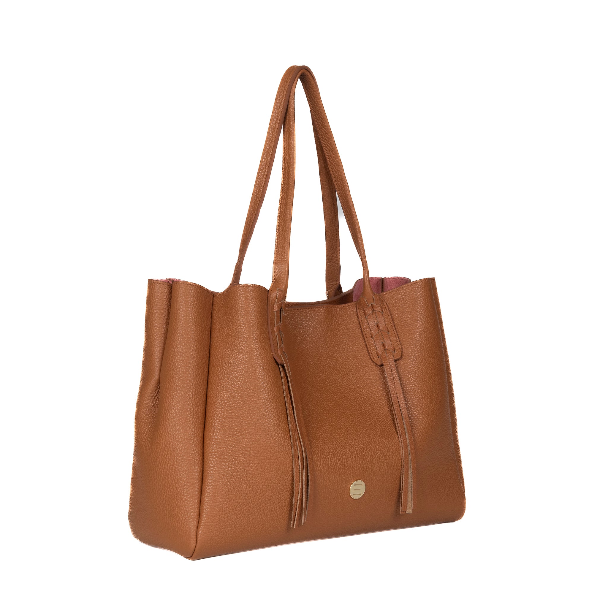 The Ali Tote - Camel Pebble