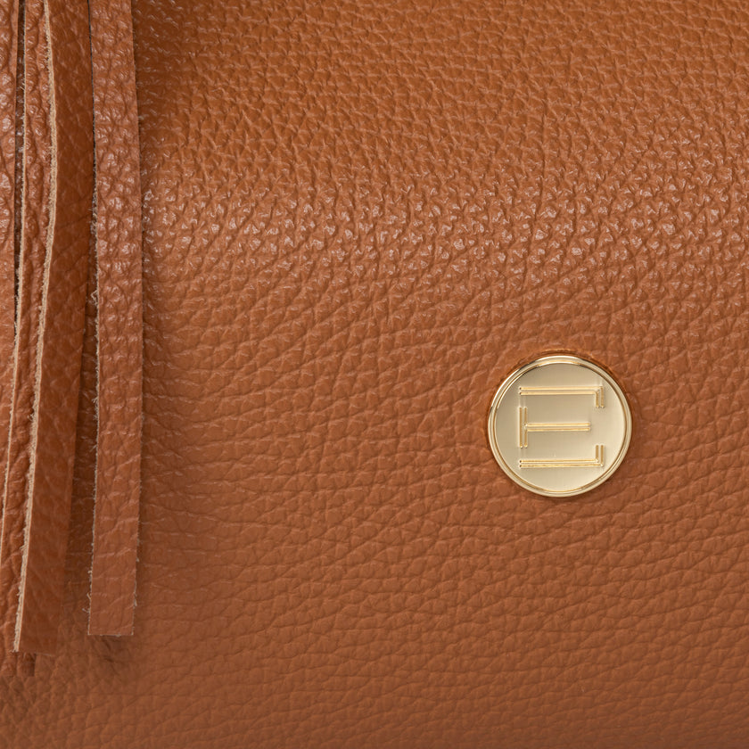 The Ali Tote - Camel Pebble