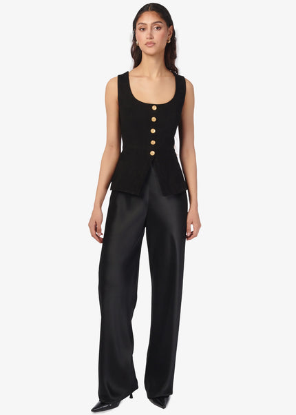 Nolan Suede Corset Top