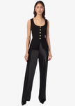 Nolan Suede Corset Top