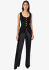 Nolan Suede Corset Top