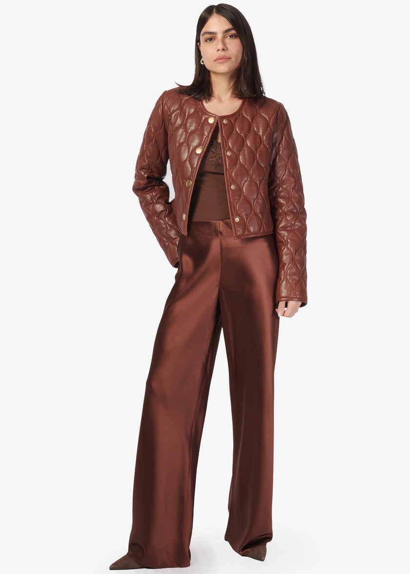 Wanda Genuine Leather Jacket