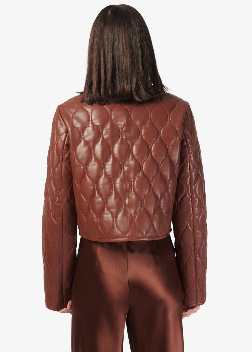 Wanda Genuine Leather Jacket