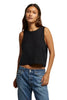 Gracie Recycled Cotton Tank- Black