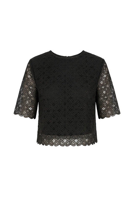Le Superbe- Micro Crochet Tee