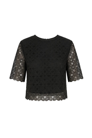 Le Superbe- Micro Crochet Tee - Edit by Elaine Turner