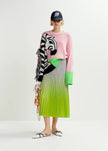 Haries Pleated Midi Skirt