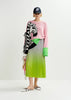 Haries Pleated Midi Skirt
