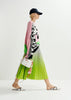 Haries Pleated Midi Skirt