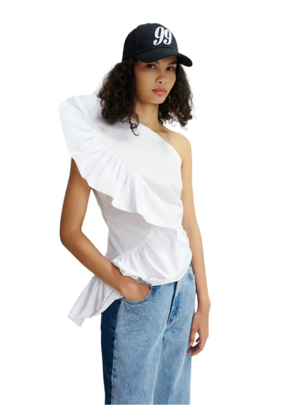 Essentiel Antwerp- Haven Ruffle Top - Edit by Elaine Turner
