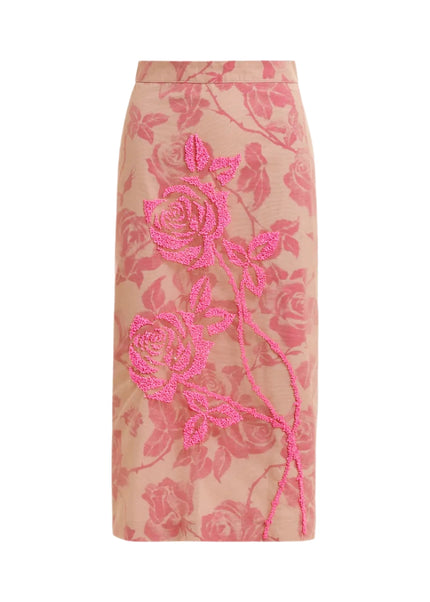 Hisces Tulle Midi Skirt