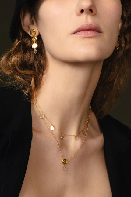 Mirage Yellow Gold Coin Necklace