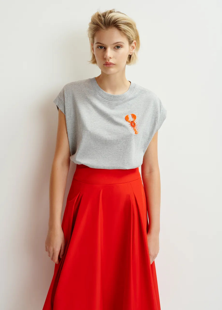 Hosanna Pleated Midi Skirt