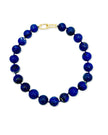 Harper Hart MacKenzie Necklace Lapis Lazuli. Available at Edit by Elaine Turner in Houston, TX. Flat Lay View. 