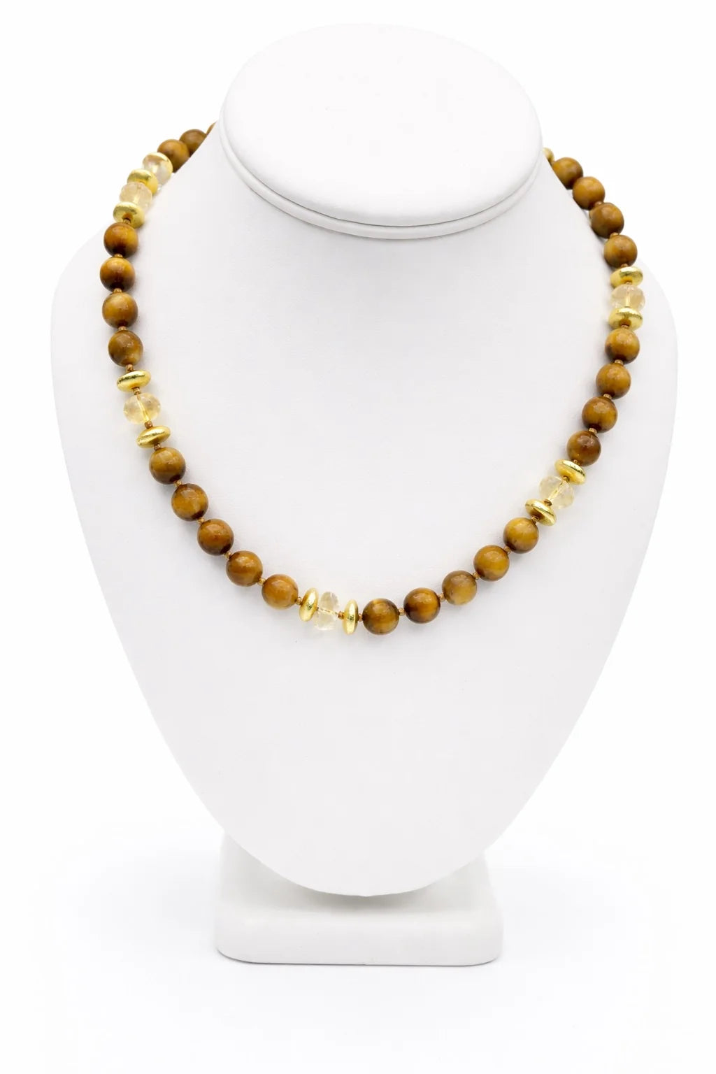 Harper Hart Sienna Necklace Tigers Eye. Available at Edit by Elaine Turner in Houston, TX. 