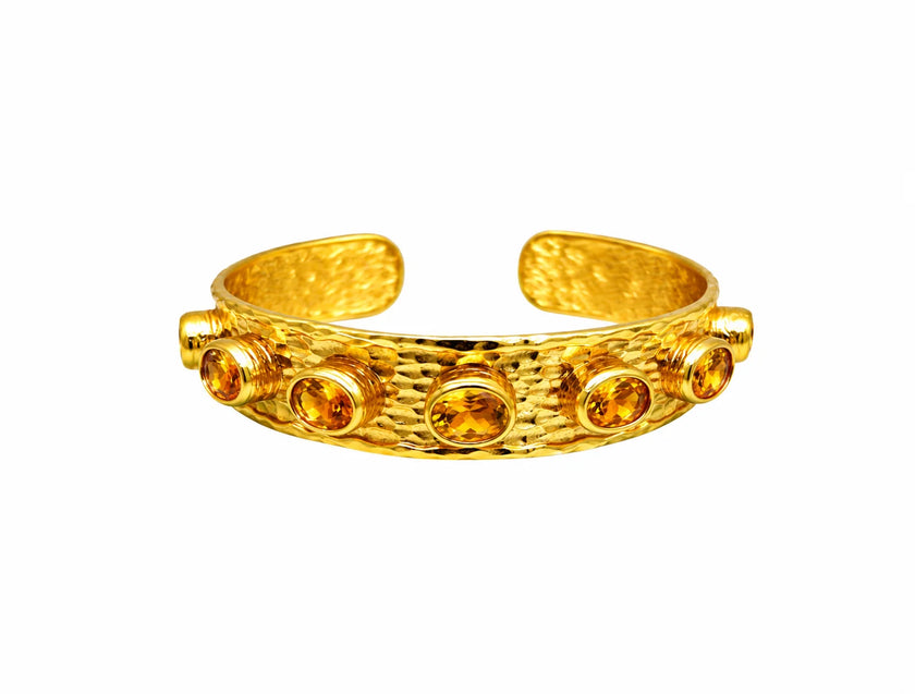 Harper Hart Simone Bracelet Citrine Stones. Available at Edit by Elaine Turner in Houston, TX. 
