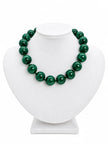 Harper Hart Jewelry - Annaleigh Necklace in Malachite. Available at Edit by Elaine Turner in Houston, TX. Front View. 