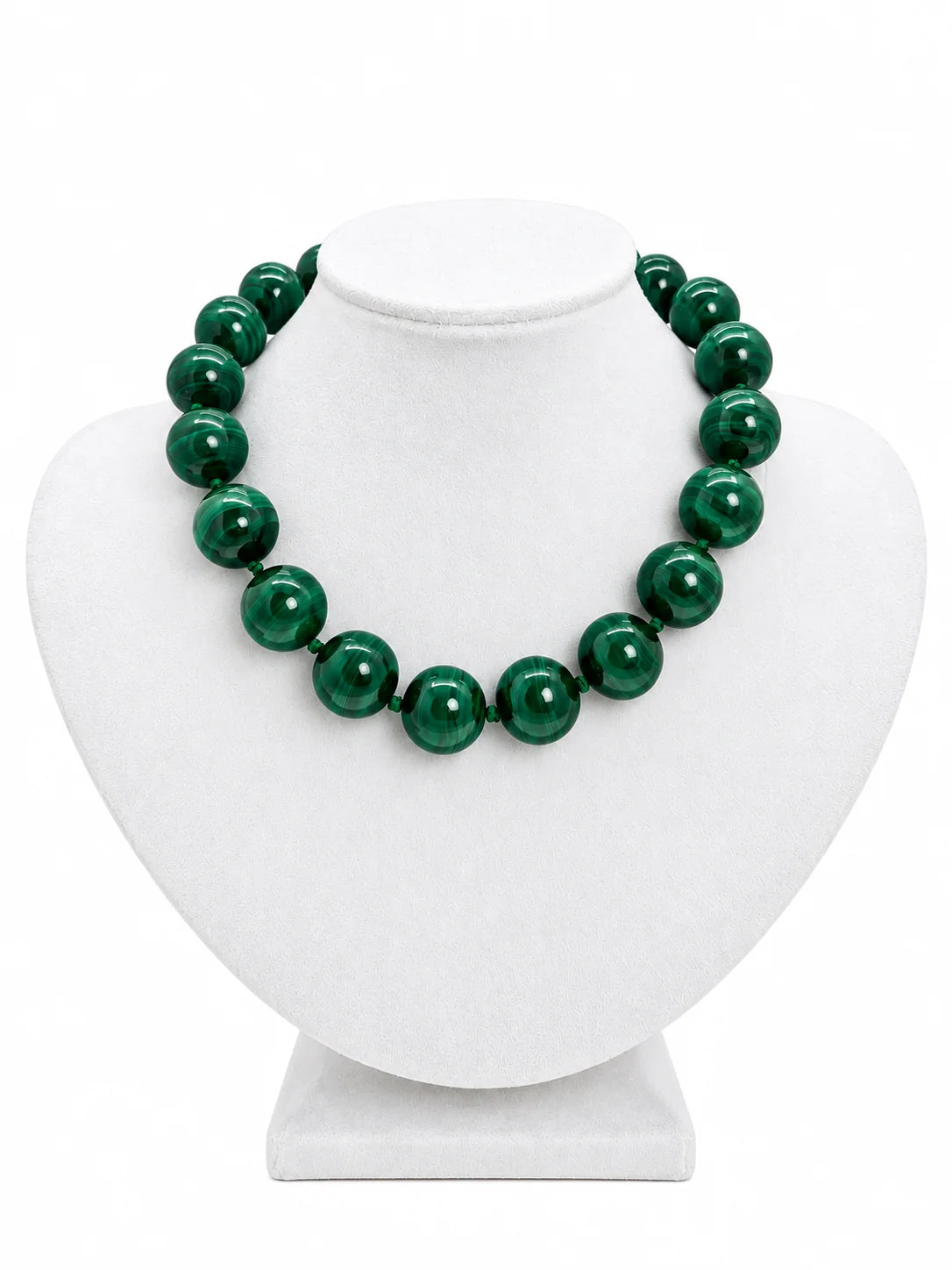 Harper Hart Jewelry - Annaleigh Necklace in Malachite. Available at Edit by Elaine Turner in Houston, TX. Front View. 