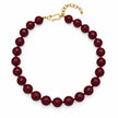Harper Hart Jewelry - The Gstaad Necklace - Deep Crimson Shell Pearls. Available at Edit by Elaine Turner in Houston, TX. 