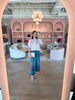 Rhinestone Frill Shirt