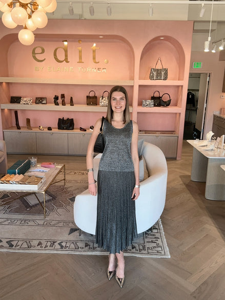 Gala Tank Top- Dark Grey - Edit by Elaine Turner