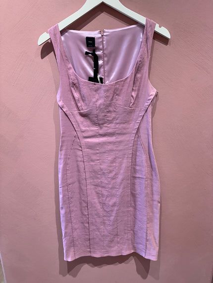 Slim Fitting Linen Dress
