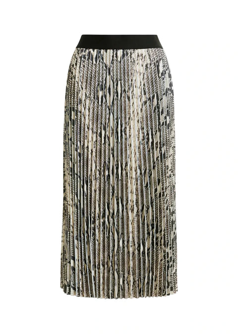Indira Pleated Midi Skirt