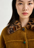 Intention Leopard Faux Fur Jacket