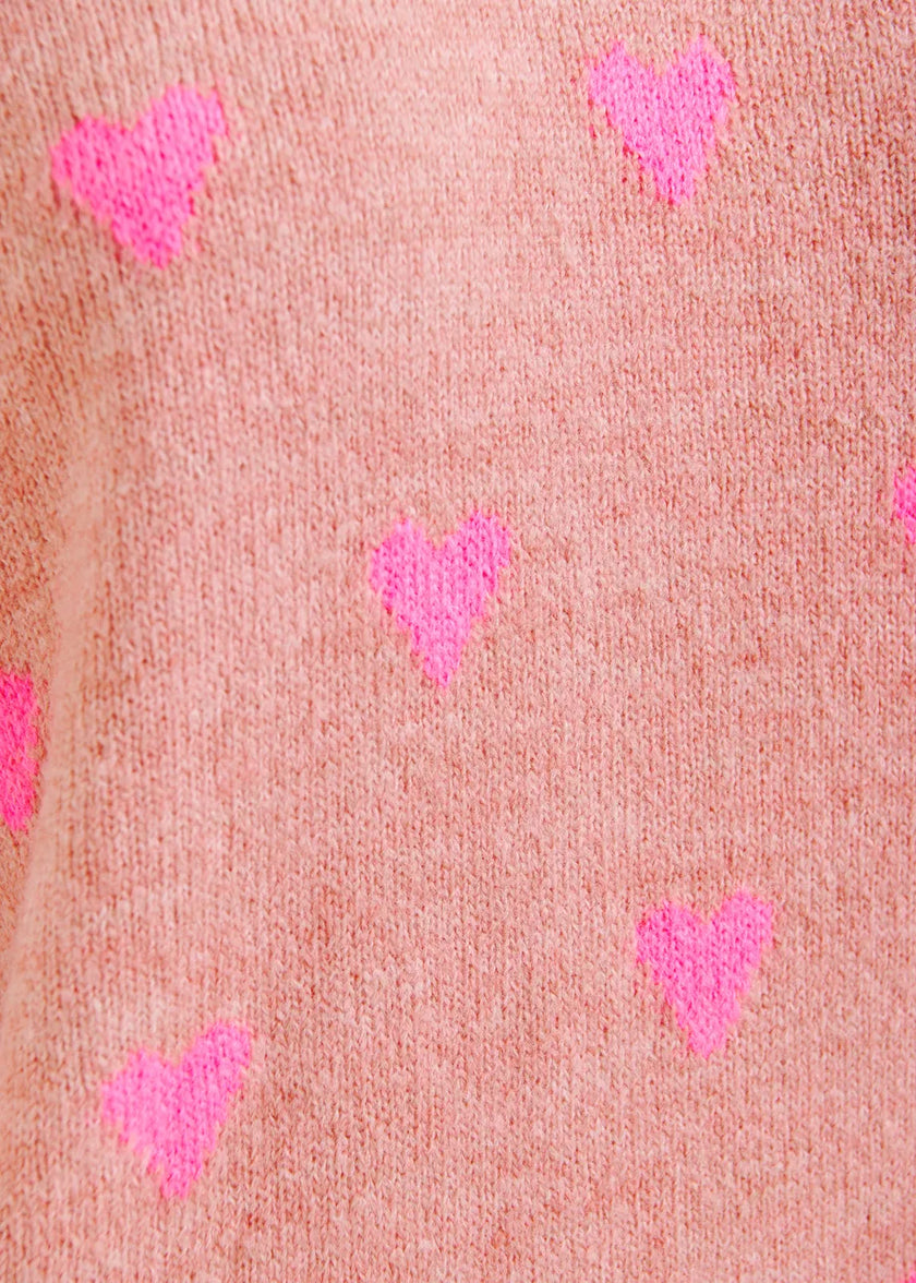 Isa Heart Wool Blend Sweater