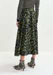 Isebel Floral Jacquard Midi Skirt