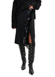 Ivil Embellished Feather Skirt