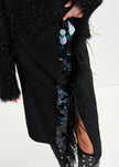 Ivil Embellished Feather Skirt