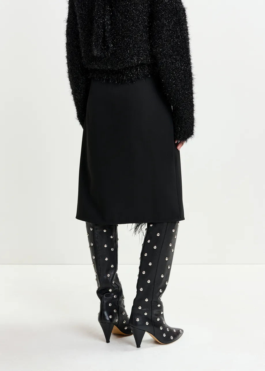 Ivil Embellished Feather Skirt