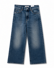 Icon Denim - Angie in Deep Blue. Available at Edit by Elaine Turner in Houston, TX. Flat Lay view. 