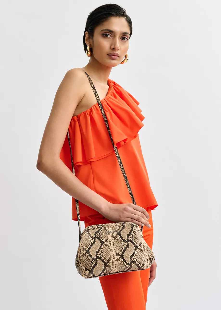 Essentiel Antwerp- Jillian Asymmetric Ruffle Top - Edit by Elaine Turner