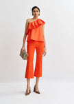 Essentiel Antwerp- Jillian Asymmetric Ruffle Top - Edit by Elaine Turner