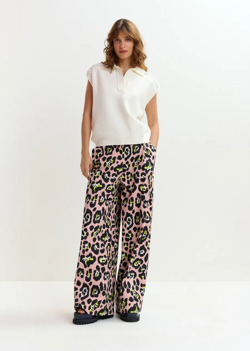 Essentiel Antwerp- Joline Embroidered Knit Polo