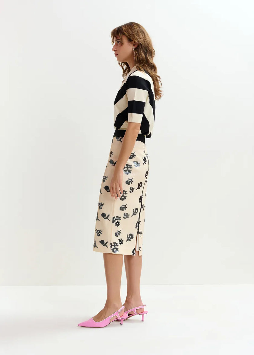 Essentiel Antwerp- Jorinda Sequin Skirt - Edit by Elaine Turner
