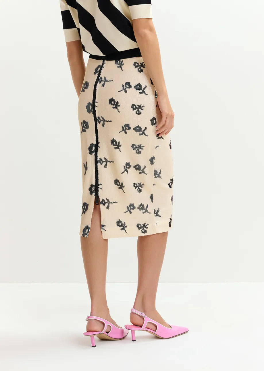 Essentiel Antwerp- Jorinda Sequin Skirt - Edit by Elaine Turner