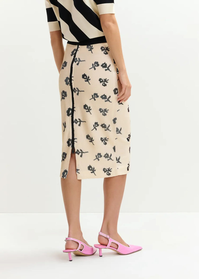 Essentiel Antwerp- Jorinda Sequin Skirt - Edit by Elaine Turner