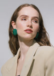 Jennifer Behr- Audra Earrings - Malachite