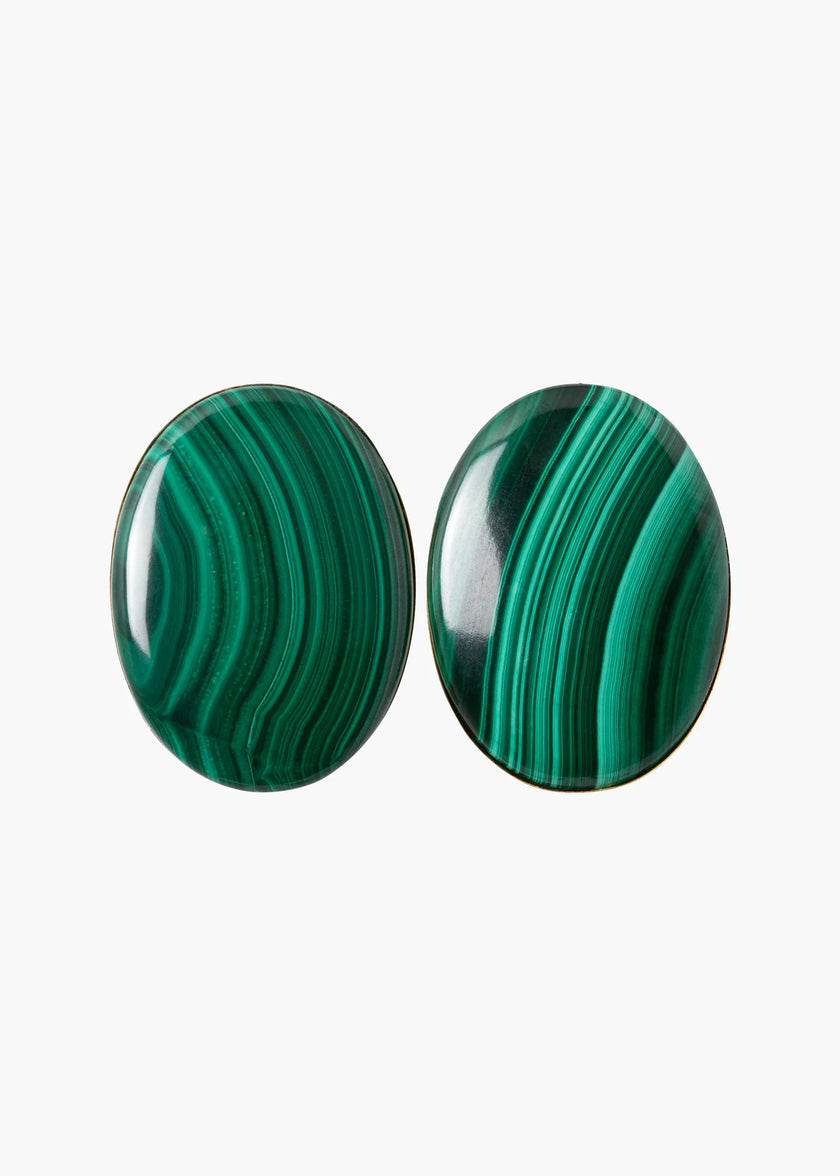 Jennifer Behr- Audra Earrings - Malachite