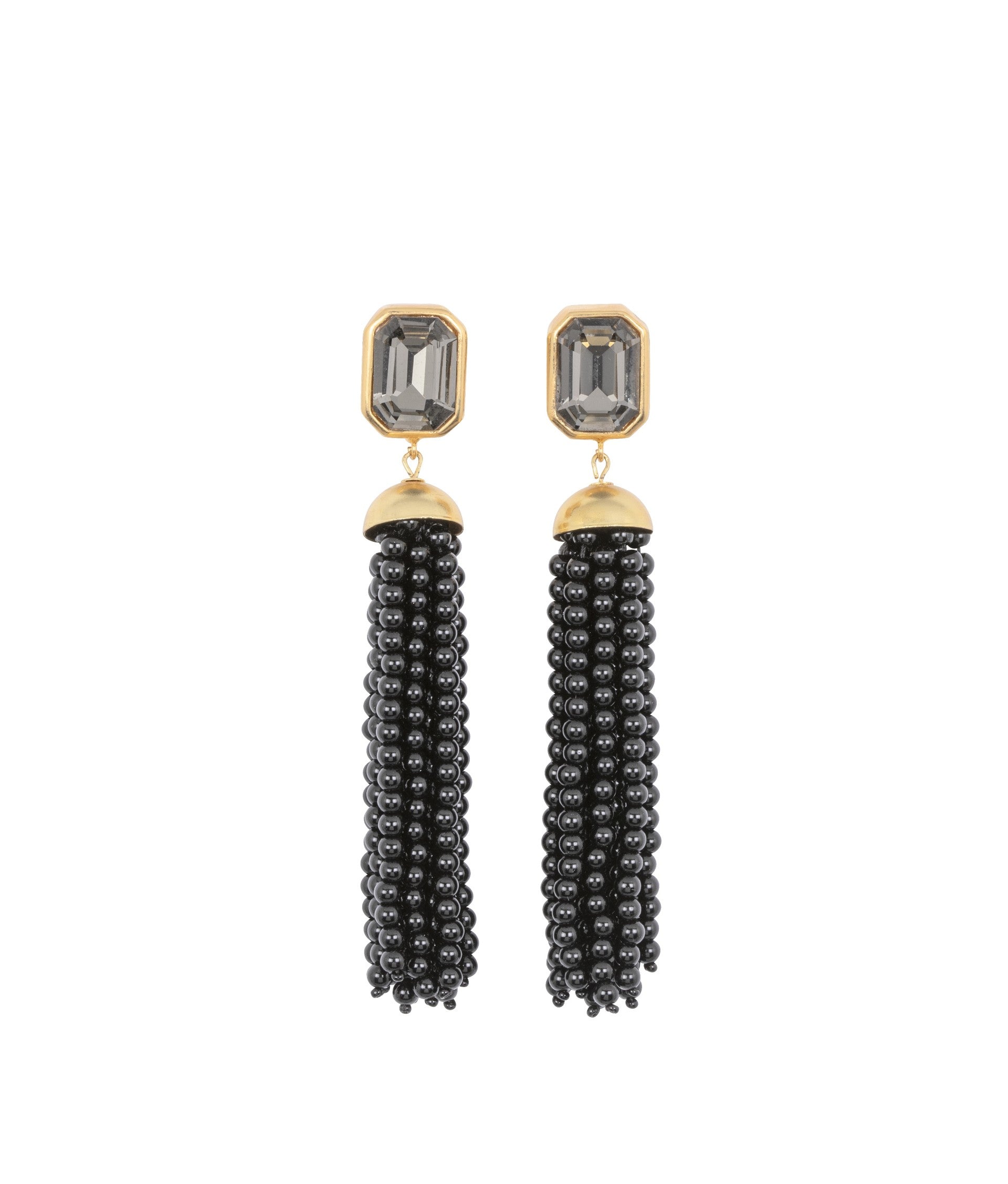 Jennifer Behr- Ellison Earrings - Onyx