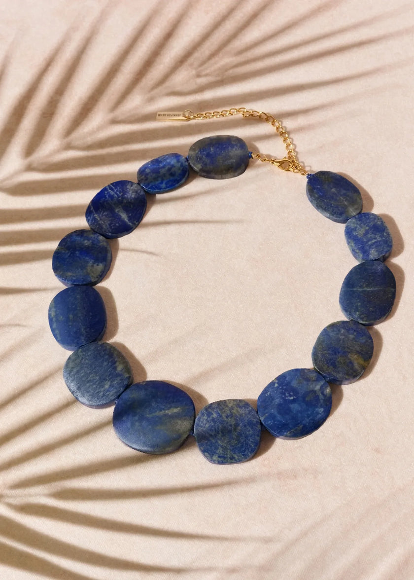 Jennifer Behr- Julienne Necklace - Lapis. Available at Edit by Elaine Turner in Houston, TX. 