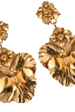 Jennifer Behr- Samara Earrings in gold. Available at Edit by Elaine Turner in Houston, TX. 