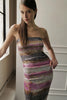 Shibori Stripe Tube Dress