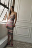 Shibori Stripe Tube Dress
